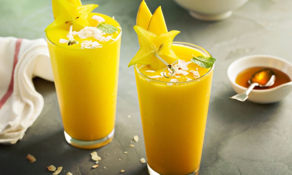 Batido de mango y coco.