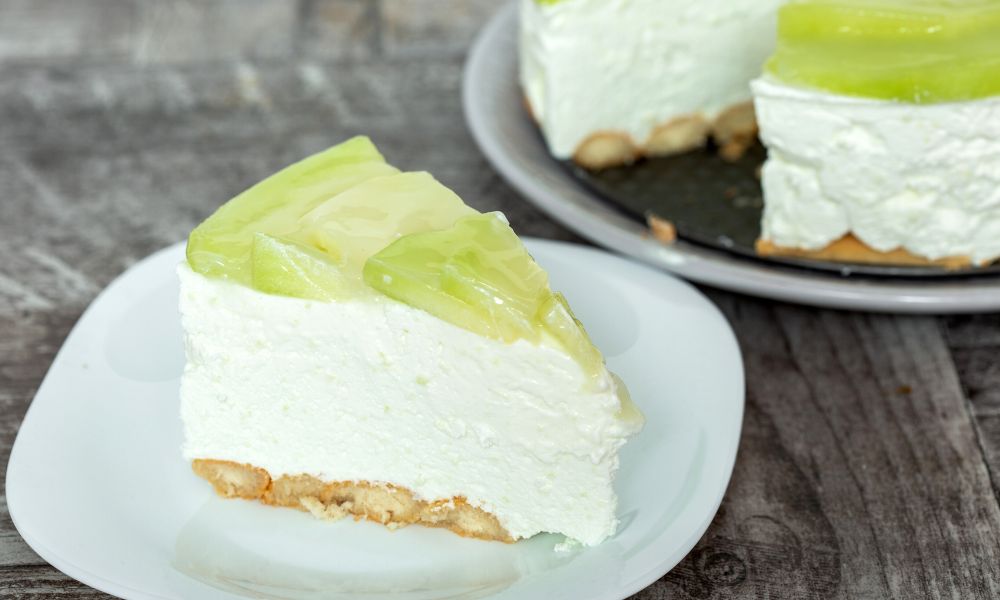 Tarta de melón y yogur.