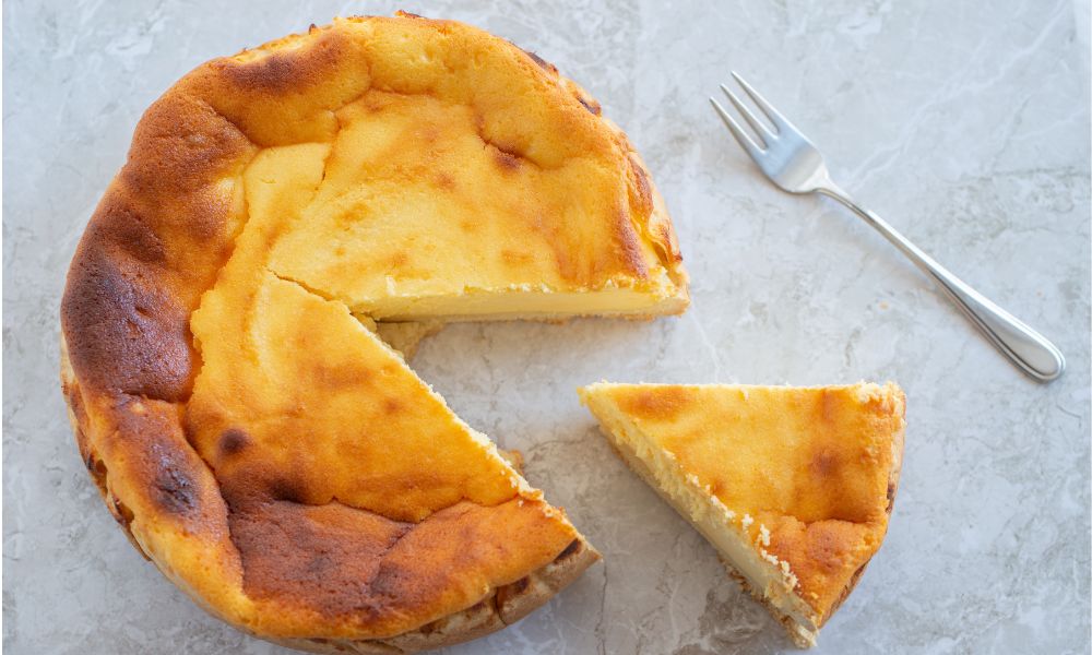 Tarta de queso en air fryer